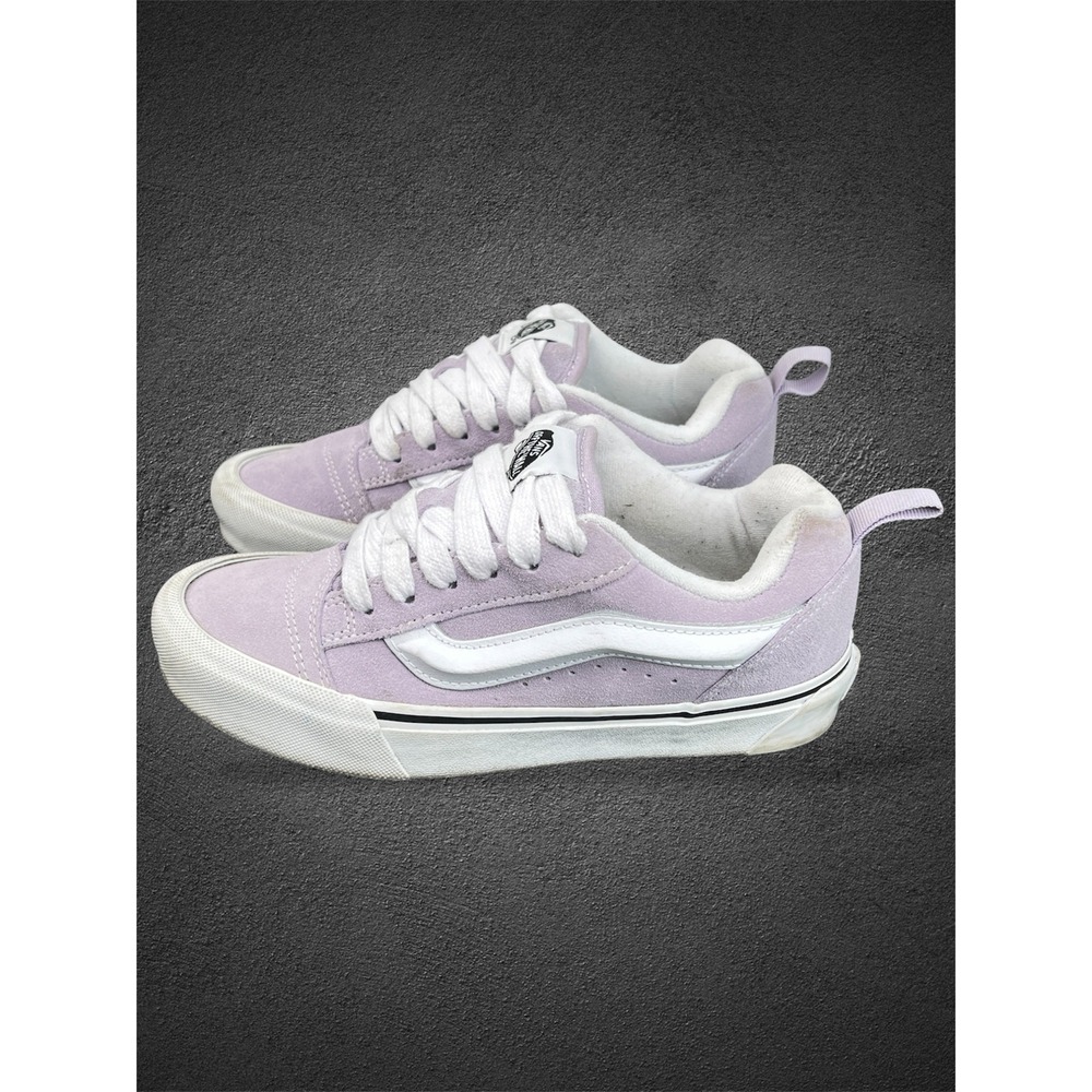 Vans Knu Skool Lavender Purple Suede Chunky Skate Shoes Womens 6 Mens 4.5 721356
